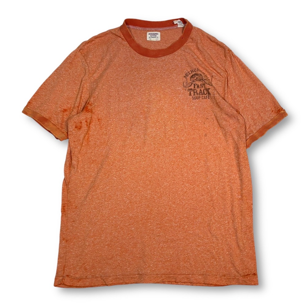 Vintage Abercrombie & Fitch Fast Track Cafe T Shirt Mens XL Graphic Tee